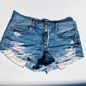 high waisted jean shorts american eagle